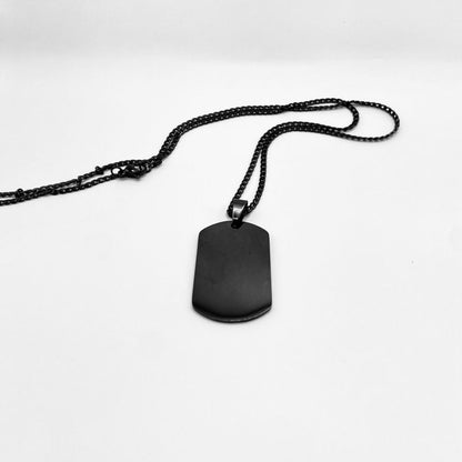 Cadena con Placa
