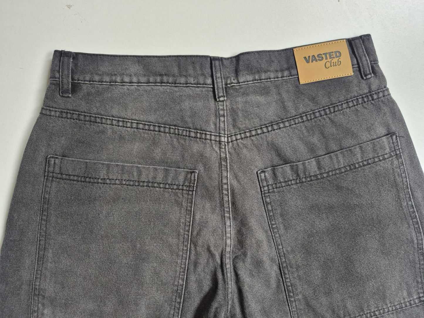 Jeans baggy semi balloon terry