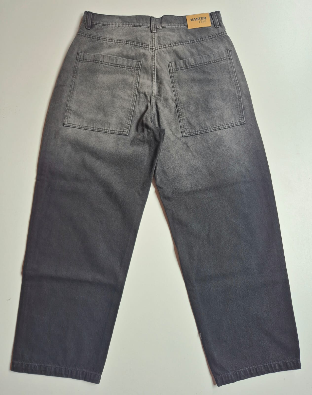 Jeans baggy semi balloon terry