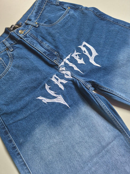 Jeans baggy semi balloon terry