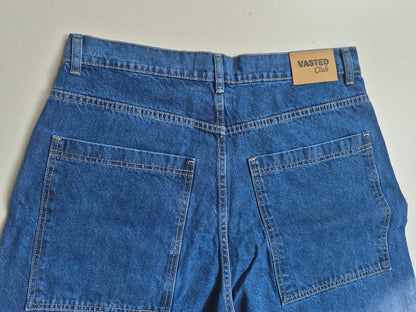 Jeans baggy semi balloon terry