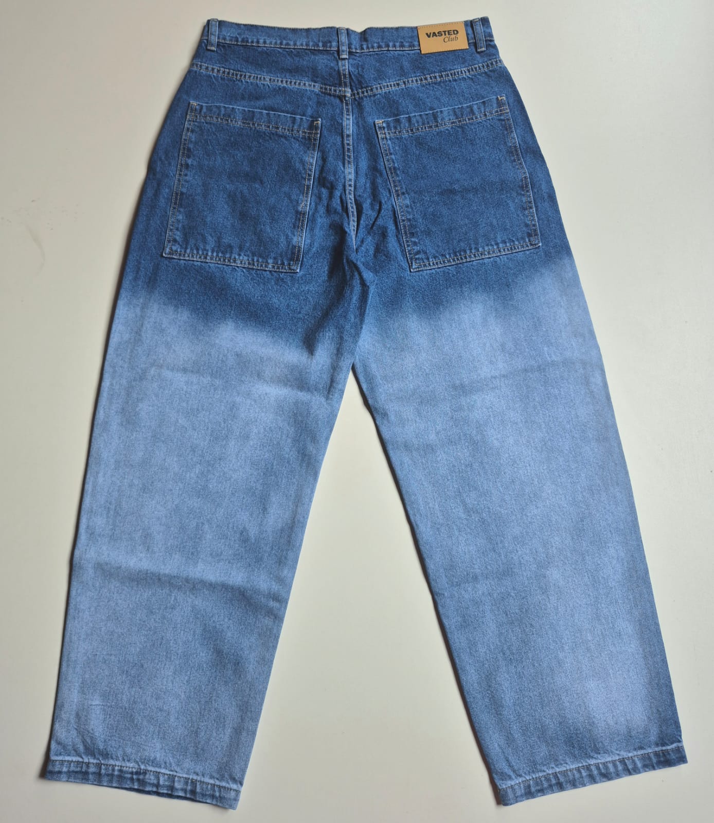 Jeans baggy semi balloon terry