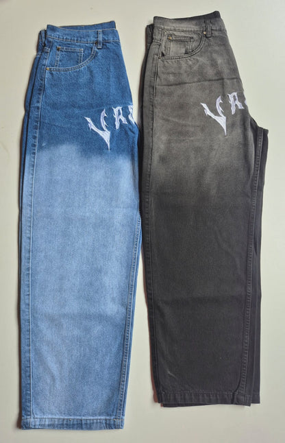 Jeans baggy semi balloon terry