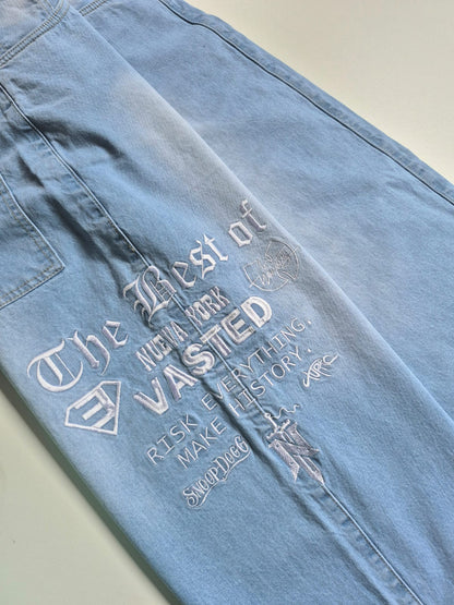 Jeans baggy semi balloon axel